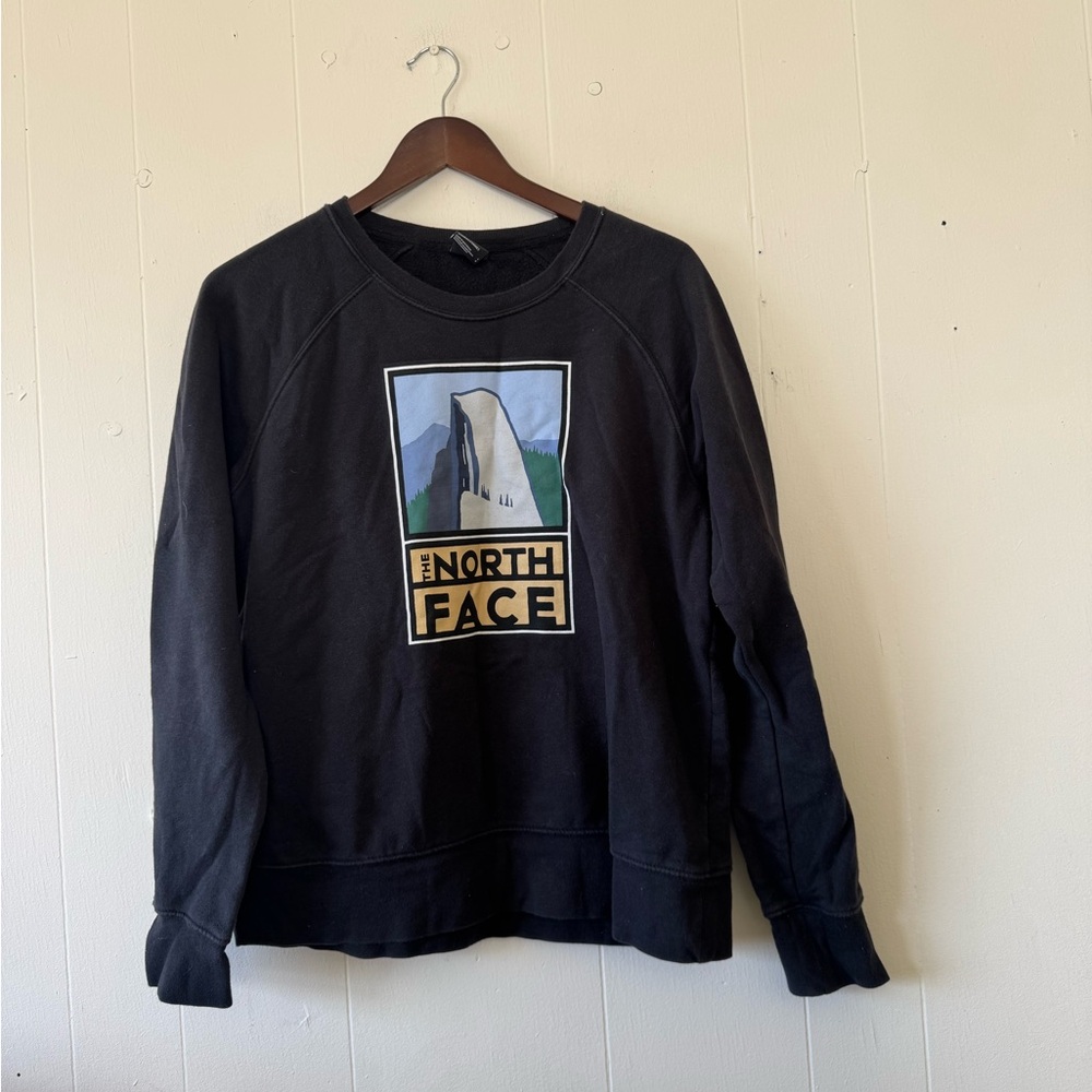 The North Face Women's Hal Dome Yosemite Pull Over Crew Neck Sweatshirt L Large